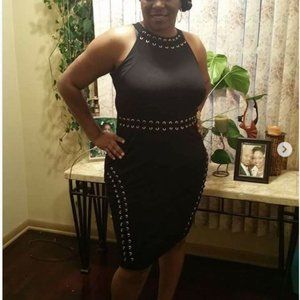 ISO Ashley Stewart Grommet Halter Dress sz 14/16